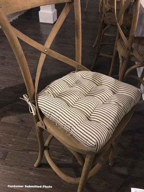 farm house metal chair pads|farmhouse chair cushions with ties.